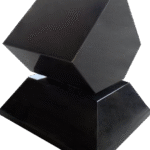 Baby Block 1-0x1-0x1-0 AP Jet Black Diamond Shaped Block with Flat Bottom