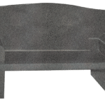 Couch Bench 4-0x0-2x1-5 AP China Grey Seat 3-6x1-0x2.5; (2) Legs 1-8x0-5x2-0