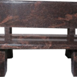 Park Bench 4-0x1-2x0-2 AP Rustic Brown Back 4-0x0-2x1-2; (2) Legs 1-8x0-2.5x2-6