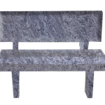 Park Bench 3-0x1-2x0-2 AP Bahama Blue Back 3-0x0-2x1-2; (2) Legs 1-8x0-2.5x2-6