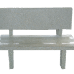 Park Bench 3-0x1-2x0-2 AP China Grey Back 3-0x0-2x1-2; (2) Legs 1-8x0-2.5x2-6