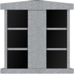 6 Niche Roof - Book Design 4-0x2-0x3-6 AP China Grey w/ Jet Black Doors