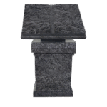 * Open Book Cremation Pedestal AP Baham Blue Book 2-0x1-8x0-3; Support 0-10x0-10x0-10; Cap 1-5x1-5x0-2 Pedestal 1-5x1-5x1-10 w/ (2) 6"x10" Core Holes