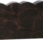 * Double Heart 3-6x0-6x2-2 AP Rustic Brown Contour Only