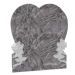 Single Heart with carved flowers 2-0x0-6x2-4 AP Paradiso