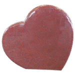 Rounded Tilted Heart 2-0x0-6x1-10 AP India Red
