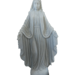 Mary Statue 0-11x0-6x2-0 White Marble