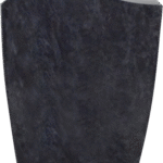 Tall Wave Design 2-2x0-6x3-0 All Polished Bahama Blue Chamfer on front only