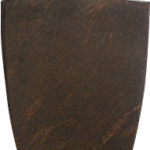 Tall Wave Design 2-6x0-8x4-0 All Polished Rustic Brown