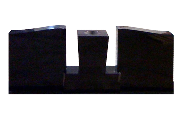 WIN203APJB_NO BASE.png Wing Monument Set - AP Jet Black (2) Half Serp Wings 2-0x0-6x1-10; Plinth 1-10x0-8x0-6; Taper Vase 0-8x0-6x0-10 w/ Core & Weep Hole - Image 1